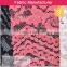 new designer ladies garment 92/8 polyester/spandex lace african lace fabrics for garment