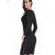 Long Sleeve Knitted Bodycon Dress