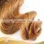 Hight Quality Wholesale unprocessed virgin brazilian hair ombre hair extensions natural wave