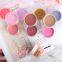 Various choices nail art design acrylic color pigment nail single starter set dipping powder