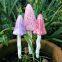 Christmas outdoor garden  ceramic mushroom wind chime European decorative resin household articles handicraft plug-in