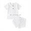 Summer Girl's Sets Leisure Short-Sleeved T-shirt Shorts Children's Clothing Wholesale