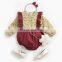 Baby  spring and autumn long-sleeved pure cotton new floral baby clothes  two pieces of autumn and winter sling