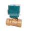 HVAC System CTF001mini Electric Actuator Brass Ball  SS304 and UPVC  2inch Valve 2 Way DN50