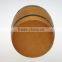 Stain color laser logo small antique wooden barrel for candy
