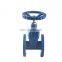 GGG50 DIN F4 Soft Wedge Flanged Manual Gate Valve With Handwheel and Gear