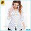 OEM design 2016 new high quality cotton custom shirt for women