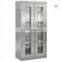 Chemical laboratory steel cabinet with glass door storage cabinet used for Hospital