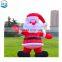 Customized inflatable Giant  model Christmas Santa for Shopping Mall X'mas Promotion Advertising Decoration