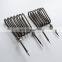 High temperature 800 Celsius Degree Fully Annealed heating air Swaged Tubular Heaters