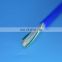 Twisted pair shielded sewer inspection cable with fiberglass rod