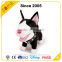 Cute design stand animal stuffed plush human doll toys with custom logo