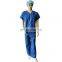 Wholesale Disposable Unisex SMS PP Non Woven Nursing Uniforms Surgical Hospital Scrub Sets Nurse Scrub Suits Medical Scrubs Sets