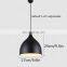 Modern iron Pendant Lights black white lamp shade Luminaire Dining Room Lights Pendant Lamp For Home Lighting