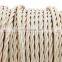 Colorful Twisted Braided Cable 3*0.75 Electric Wire Decor Textile Cable For Fixture Lights