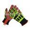 High quality anti-impact non-slip polka dot working machinery gloves