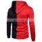 Wholesale hot sale men's spring and autumn long-sleeved sweater brushed warm non-standard open door hooded sweater men's jacket