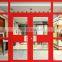 Aluminum Alloy Frame  Shop front door/ KFC Entrance  door