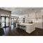 Simple modern flat shaker white wood lacquer storage cabinet kitchen