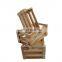 Low price European style wooden bottle crates