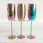 Wholesale Christmas Unique Personalized Custom Gold Stainless Steel Champagne Flutes