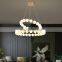 High Quality Fashion Black Gold Decoration Bedroom Living Room LED Indoor Modern Chandelier Lamp