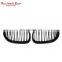 Front grill for BMW 5 Series E60 E61 Single Slat Line Matt black ABS kindly grill for BMW M5 sedan E60 2004-2009