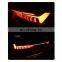 fit for Audi A6 S6 C8 LED light dynamic through-flow taillight upgrade exterior modification with trim strips 2019 2020 2021