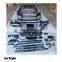 Пакеты кузовных деталей PP для Prado Land Cruiser 150 2010 года, обновление до 2018, 2019, 2020, 2021 годов. Передний и задний бамперы для Prado черного цвета