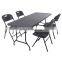 outdoor patio furniture space saving 6ft portable plastic party foldable table bbq camping picnic folding outdoor table