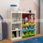 wooden toys storage cabinet children kids toy organizer shelf storage rack with storage bins