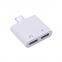 2 in1 Audio Adapter Charger Cable For Iphone 6 7 8 X 11 12 Dual Headphone Aux Cable Converter For Iphone Charging Spltte