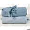 Woven cellular Herringbone Pure Cotton Throw blanket