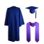 Wholesale Bachelor University Graduation Gowns with Cap Tassel and Year Charm