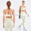 2023 Women's Sports Fitness Yoga Sets Invisible Elastic Hem Bra High Waist Legging Suits