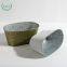 CUUC Summer Style Garden Nursery Zinc Metal Storage Container Bucket Planter Flower Pot