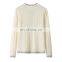 2024 Ladies Cardigan Soft Single Breasted Cashmere Sweater OEM Service Winter Casual Solid Pattern New Style