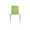 replica chrome metal frame PP seat Designer furniture green B&T Leo Side Chair,Leo Chair, Alp Nuhoglu Leo Stacking Chair