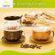 Ceramic coffee soup mug with handle & spoon