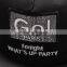 Fashion Cool GO ! Applique Men Women Embroidery Flat Leather Brim Snapback Custom