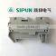 ST3-4 spring din rail terminal block 4mm electric terminal