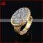Vintage style oval titanium black druzy chunky ring
