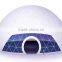 Geodesic dome tent Event dome tent White PVC cover 8m diameter lighting and sound for sale