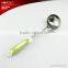 Hot sell high grade metal cooking tools soup ladle with plastic handle