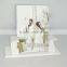 Promotional gift rotating plastic photo cube frame