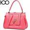 2016 high quality 100% real ladies leather handbag