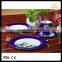 hotsale fine porcelain 16pcs round decal dinner set