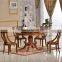 China supplier size of the optional wooden round table top chairs and tables