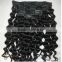 Wholesale hair chinese supplier best sell clip in curly hair extension brazilian virgin hair