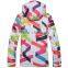 Free shipping 2016 NEW ARRIVE Fashion Multicolor Woman Skiing Jacket snowboard jacket waterproof windproof